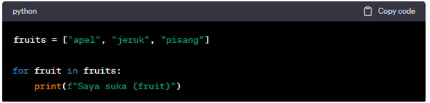 Cara Menggunakan Looping (For dan While) di Python